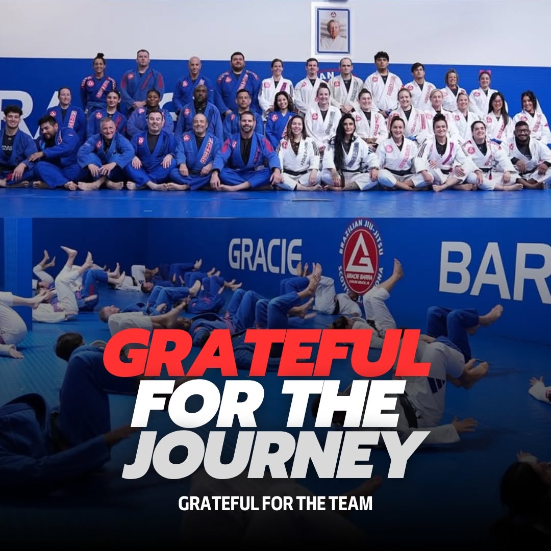 Gracie Barra Boynton Beach team — grateful for the journey, the team training together