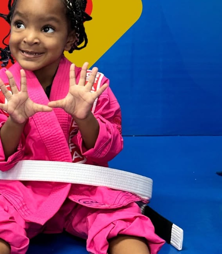 Smiling child training at GB Boynton Beach